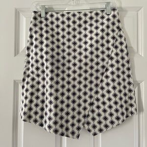 Loft Asymmetrical Mini Pencil Skirt